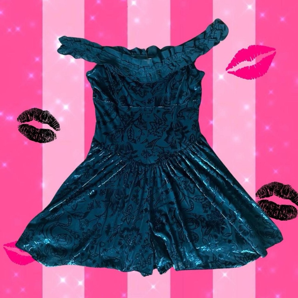 Kimchi Blue Velvet Romper